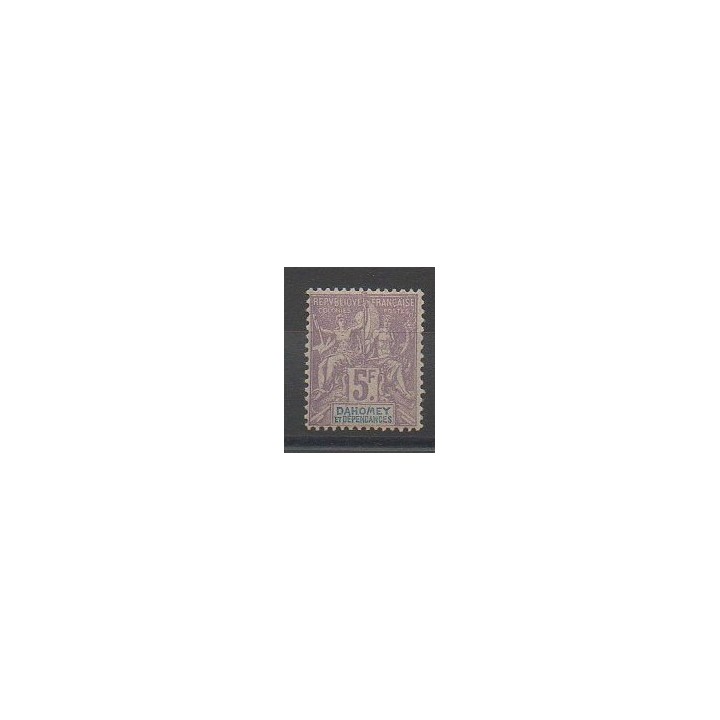 Timbres - Dahomey  - 1901 - No 17