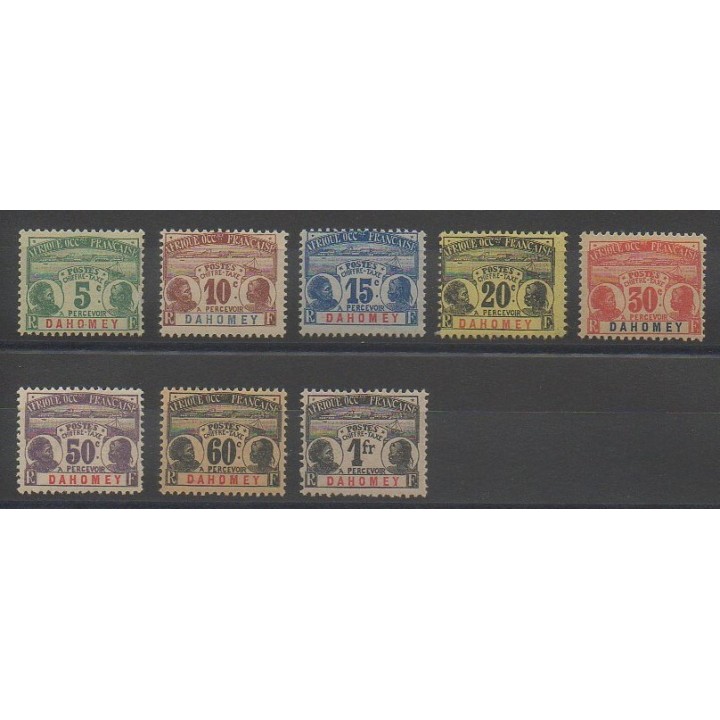 Stamps - Dahomey - 1906 - Nb T1/T8