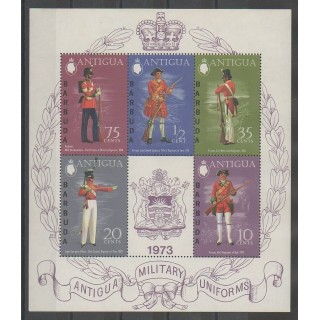 Timbres - Barbuda - 1973 - No BF2 - Costumes Uniformes