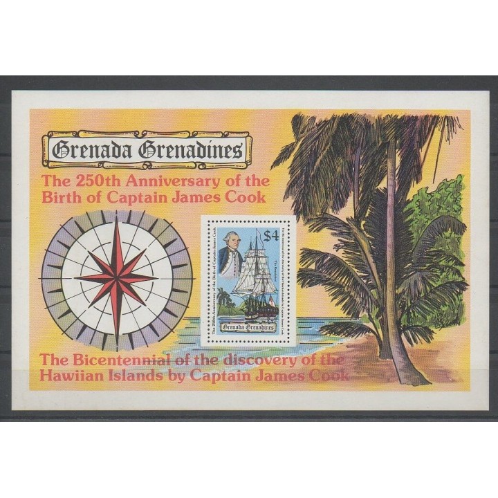 Stamps - Grenadines - 1978 - Nb BF40 - Boats