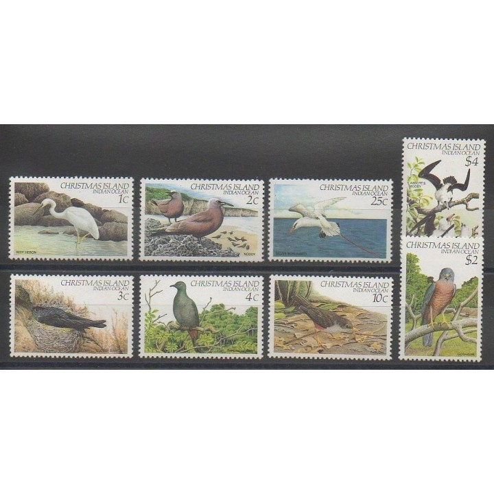Stamps - Christmas (Island) - 1982 - Nb 156/163 - Birds