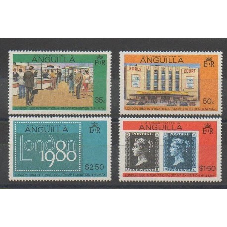 Anguilla - 1979 - No 338/341 - Timbres sur timbres