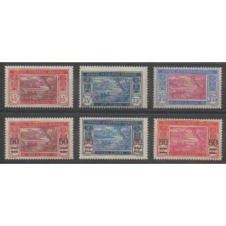 Timbres - Côte dIvoire  - 1934 - No 104/108