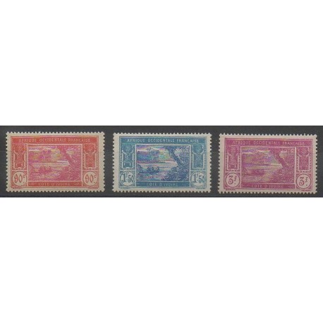 Côte dIvoire - 1930 - No 81/83 - Neuf avec charnière