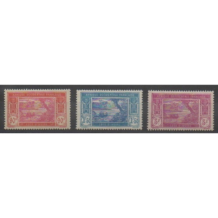 Timbres - Côte dIvoire  - 1930 - No 81/83
