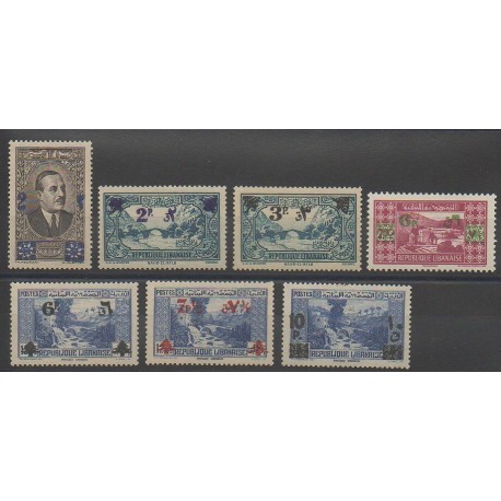 Grand Liban - 1943 - No 180/186