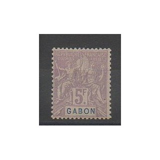 Timbres - Gabon  - 1904 - No 32