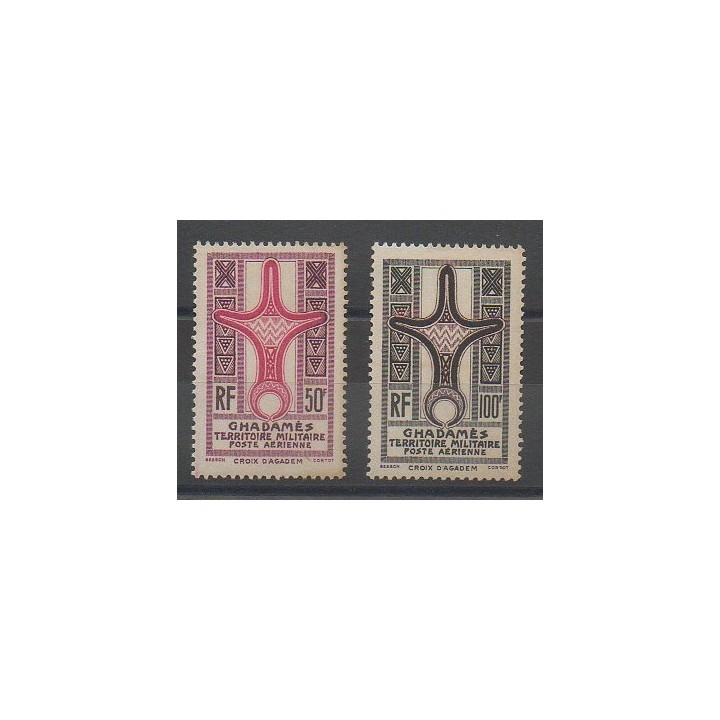 Timbres - Ghadamès  - 1949 - No PA1/PA2