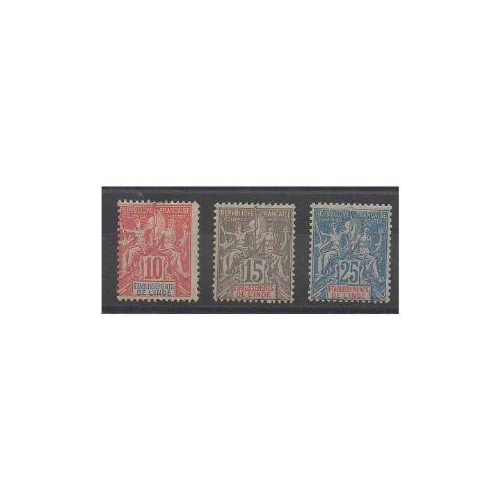 Stamps - India - 1900 - Nb 14/16