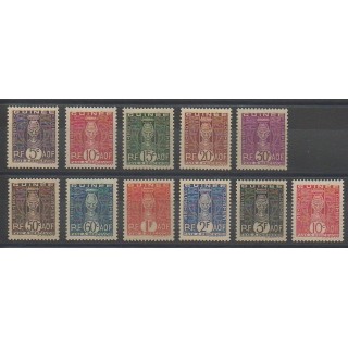 Stamps - Guinea - 1938 - Nb T26/T36