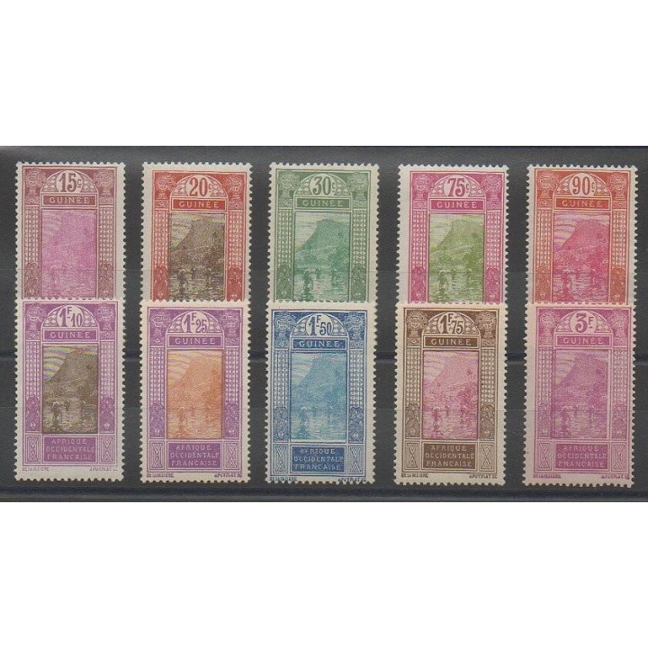 Timbres - Guinée  - 1927 - No 107/114