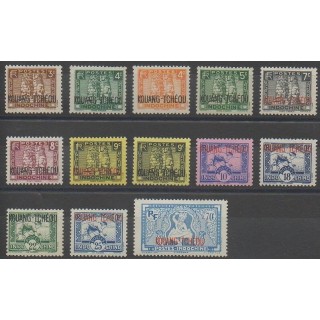 Stamps - Kouang-Tchéou - 1941 - Nb 125/134