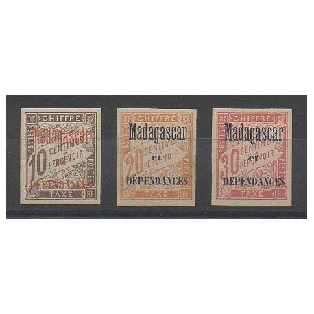 Madagascar - 1896 - Nb T2/T4 - Mint hinged