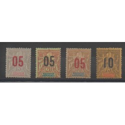 Madagascar - 1912 - No 111/114 - Neuf avec charnière