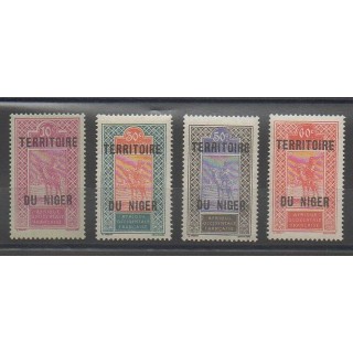 Timbres - Niger  - 1925 - No 25/28