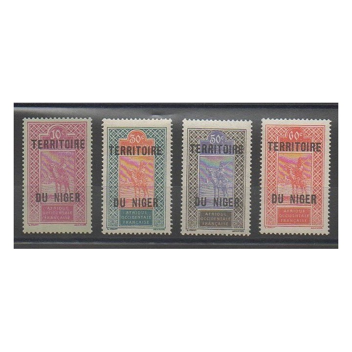 Timbres - Niger  - 1925 - No 25/28