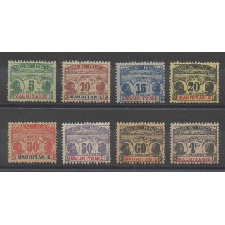 Timbres - Mauritanie  - 1906 - No T9/T16