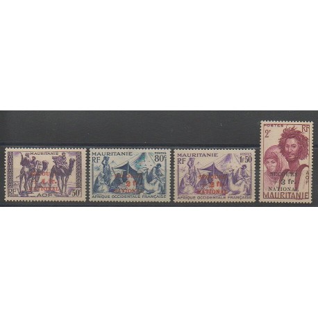 Mauritania - 1941 - Nb 119/122