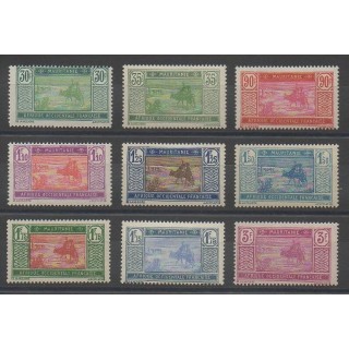 Stamps - Mauritania - 1928 - Nb 57/61