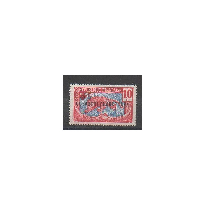 Stamps - Oubangui - 1916 - Nb 19