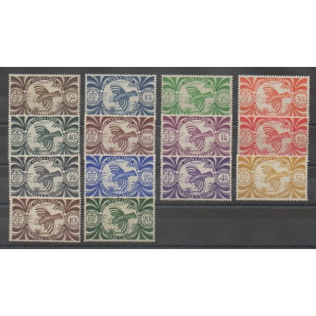 New Caledonia - 1943 - Nb 230/243