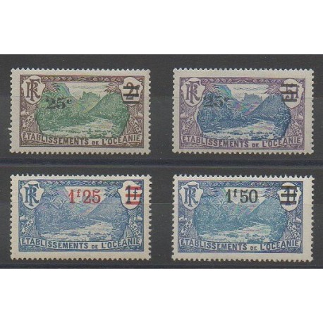 Océanie - 1924 - No 61/64