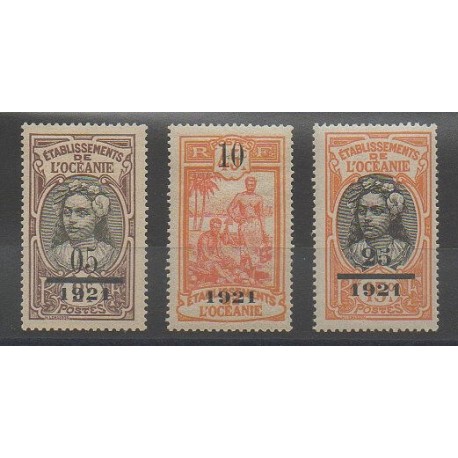 Oceania - 1921 - Nb 44/46 - Mint hinged