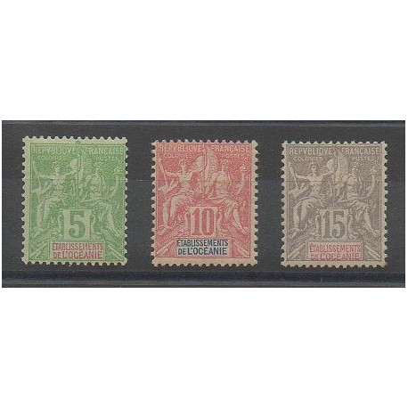 Oceania - 1900 - Nb 14/16 - Mint hinged