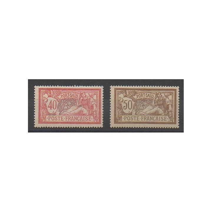 Timbres - Port-Saïd  - 1902 - No 30/31