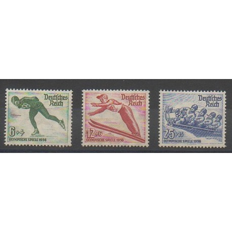 Allemagne - 1935 - No 559/561 - Jeux olympiques d'hiver - Neuf avec charnière