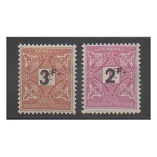 Timbres - Sénégal  - 1927 - No T20/T21