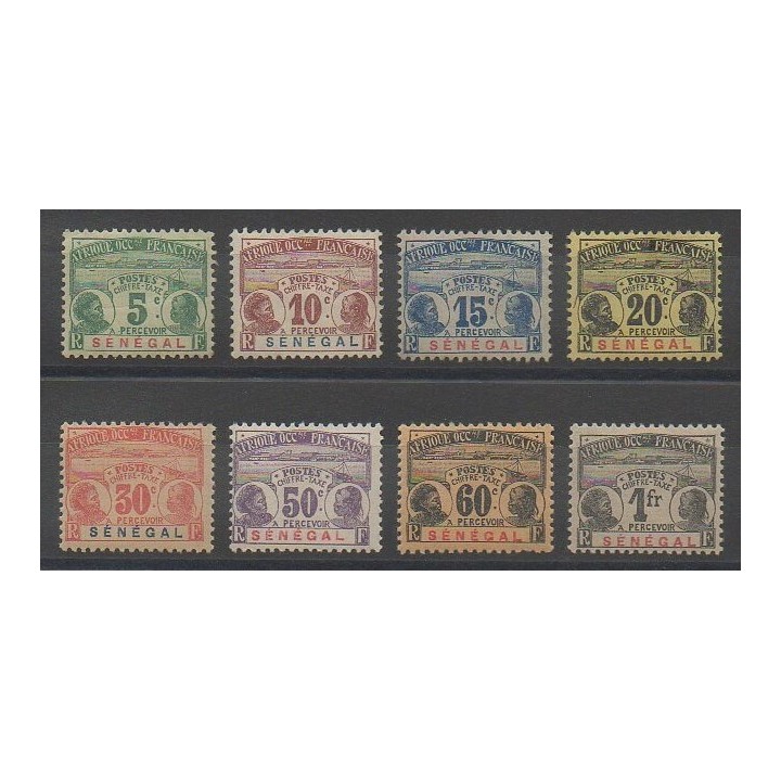 Timbres - Sénégal  - 1906 - No T4/T11