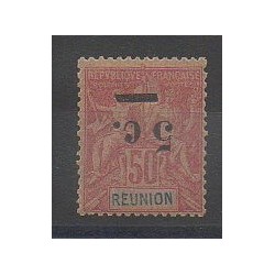 Réunion - 1901 - No 53a - Neuf avec charnière