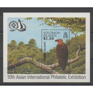 Stamps - Solomon (Islands) - 1996 - Nb BF45 - Owls