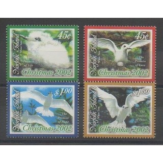 Stamps - Norfolk - 2002 - Nb 763/766 - Birds