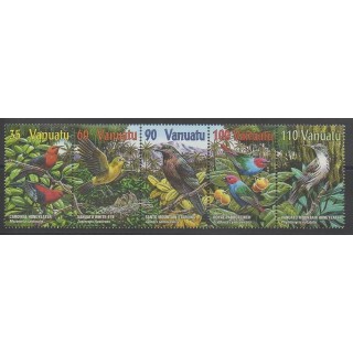 Timbres - Vanuatu - 2001 - No 1101/1105 - Oiseaux