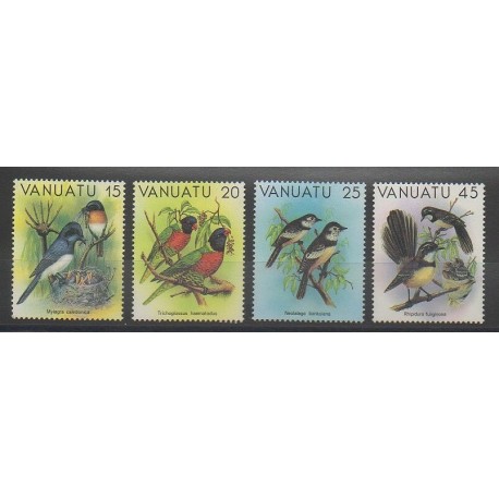 Vanuatu - 1982 - No 639/642 - Oiseaux