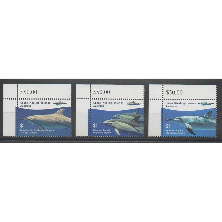 Stamps - Cocos (Island) - 2016 - Nb 495/497 - Sea life