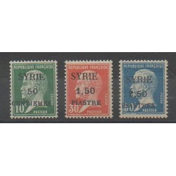 Syria - 1924 - Nb 119/121