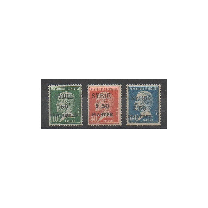 Timbres - Syrie  - 1924 - No 119/121