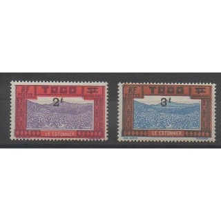 Stamps - Togo - 1927 - Nb T20/T21