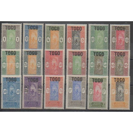 Togo - 1921 - No 101/118