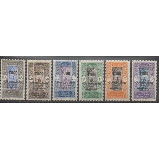 Timbres - Togo  - 1916 - No 95/100