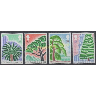 Timbres - Thème arbres - Grande-Bretagne - 1990 - No 1464/1467