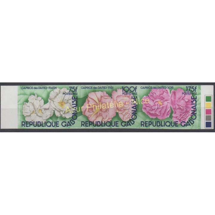 Timbres - Thème roses - Gabon - 1982 - No 502A ND