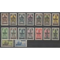 Ivory Coast - 1933 - Nb 88/103 - Mint hinged