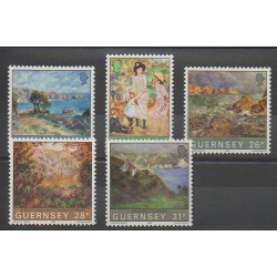 Guernesey - 1983 - No 271/275 - Peinture