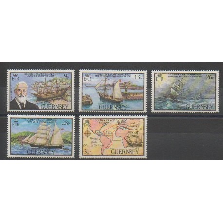 Guernesey - 1983 - No 276/280 - Bateaux