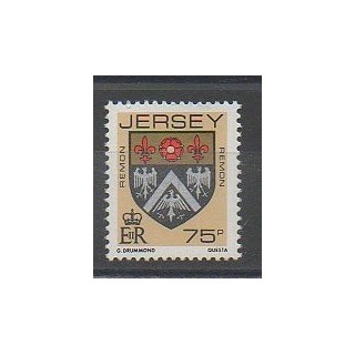 Stamps - Jersey - 1987 - Nb 399 - Coats of arms
