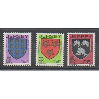 Timbres - Jersey - 1988 - No 433/435 - Armoiries